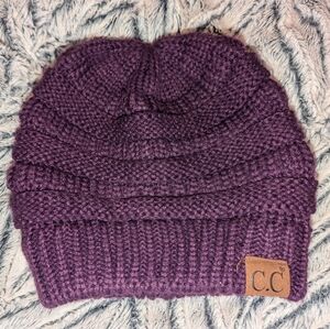 Purple beanie